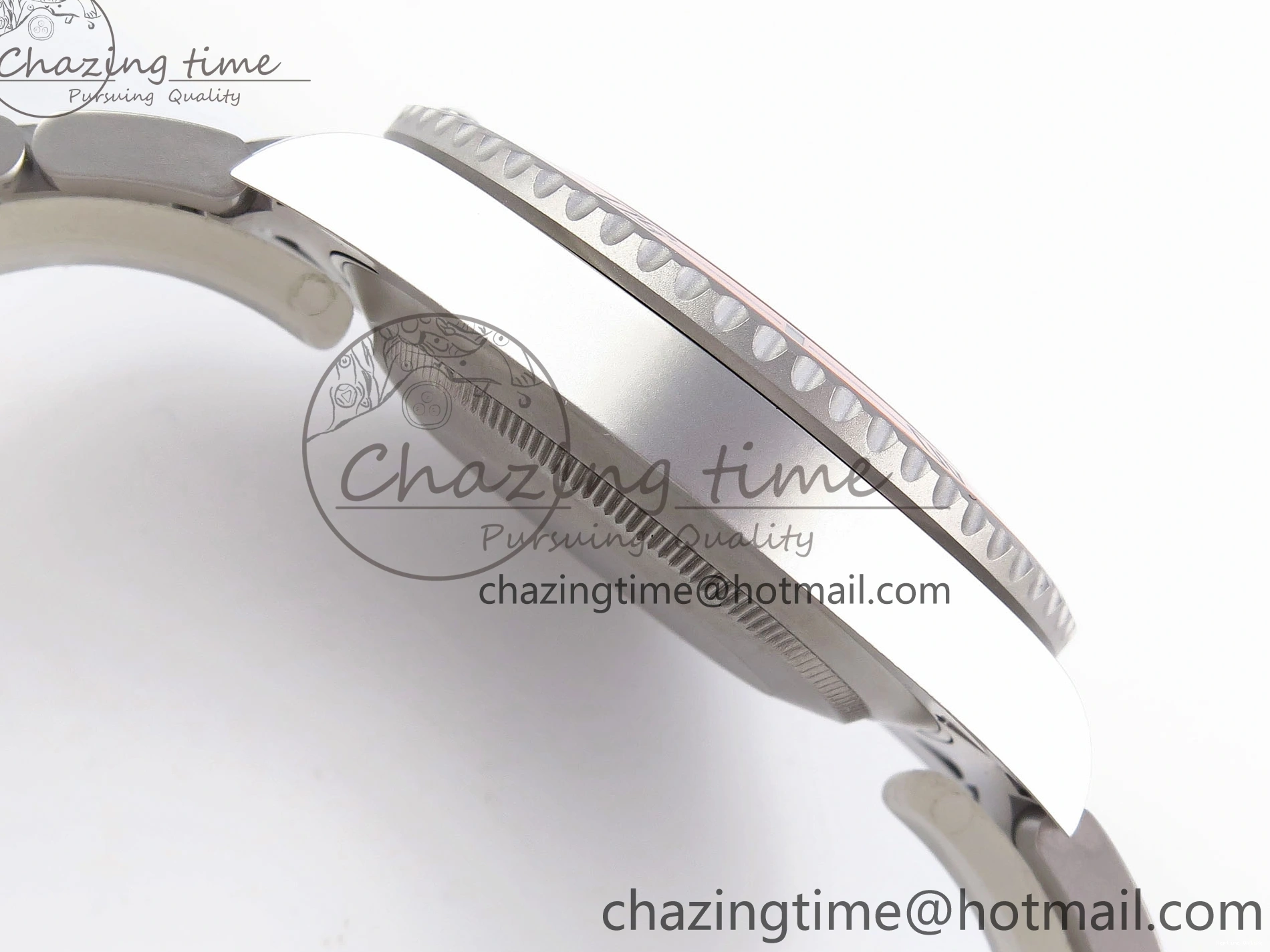 0225 ZeroBulk SUBMARINER DIW SANDBLASTED VSF 1:1 BEST EDITION ORANGE CERAMIC BEZEL ORANGE BLACK DIAL ON SS BRACELET VS 1765